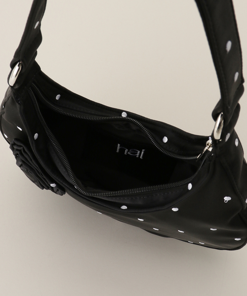 LE TALON（ルタロン）の「hai/ハイ Edith bag（ショルダーバッグ・レディース・アイボリー/ブラック・FREE）」の6枚目の写真