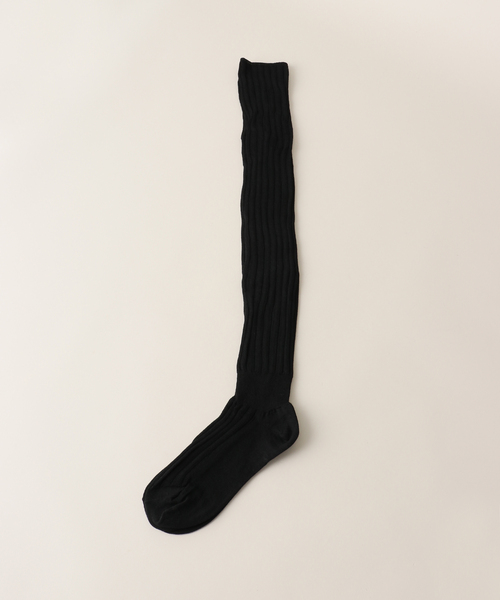 JOURNAL STANDARD LUXE（ジャーナルスタンダード　ラックス）の「LOOSE RIB オーバーニーSOCKS（ソックス/靴下・レディース・ベージュ/ブラウン/チャコールグレー/グレー/ブラック・FREE）」の12枚目の写真