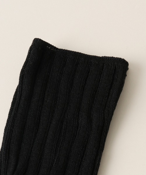 JOURNAL STANDARD LUXE（ジャーナルスタンダード　ラックス）の「LOOSE RIB オーバーニーSOCKS（ソックス/靴下・レディース・ベージュ/ブラウン/チャコールグレー/グレー/ブラック・FREE）」の15枚目の写真
