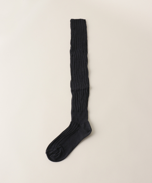 JOURNAL STANDARD LUXE（ジャーナルスタンダード　ラックス）の「LOOSE RIB オーバーニーSOCKS（ソックス/靴下・レディース・ベージュ/ブラウン/チャコールグレー/グレー/ブラック・FREE）」の18枚目の写真
