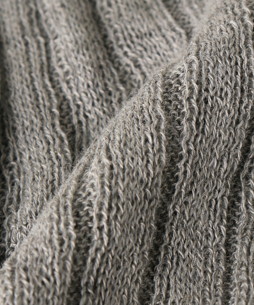 JOURNAL STANDARD LUXE（ジャーナルスタンダード　ラックス）の「LOOSE RIB オーバーニーSOCKS（ソックス/靴下・レディース・ベージュ/ブラウン/チャコールグレー/グレー/ブラック・FREE）」の22枚目の写真