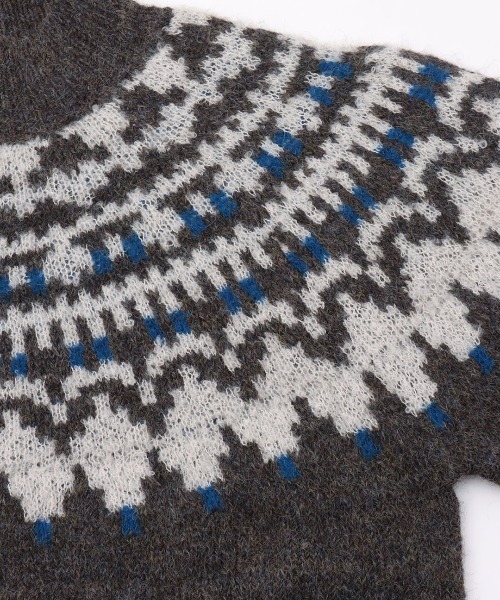 チチカカ（チチカカ）の「求心ニットプルオーバー（ニット/セーター・レディース・ベージュ/ブラック/ダークブラウン・FREE）」の15枚目の写真