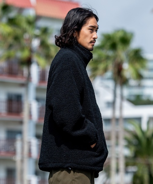 SILVER BULLET(シルバーバレット)の「『U.S. POLO ASSN/ユーエスポロアッスン』ボアスタンドJKT(テーラードジャケット・レディース・ブラック/アイボリー/ベージュ・M/L)」の8枚目の写真