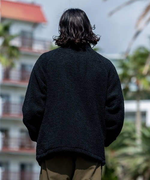 SILVER BULLET(シルバーバレット)の「『U.S. POLO ASSN/ユーエスポロアッスン』ボアスタンドJKT(テーラードジャケット・レディース・ブラック/アイボリー/ベージュ・M/L)」の9枚目の写真