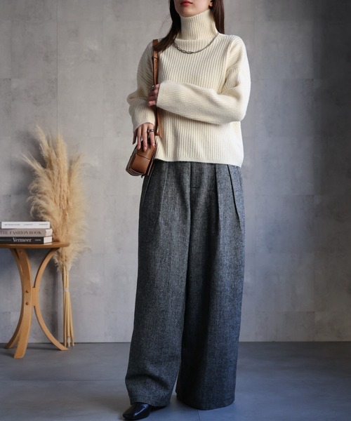 model：162cm 着用サイズ：F