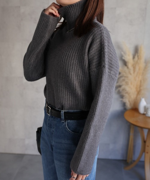 model：162cm 着用サイズ：F