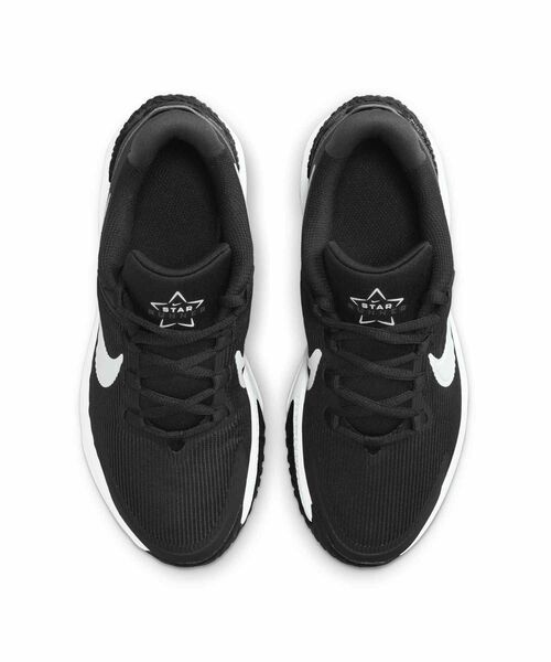 NIKE（ナイキ）の「ナイキ スター ランナー 4 ジュニア ロード ランニングシューズ / Nike Star Runner 4 Big Kids' Road Running Shoes DX7615-001 Black（スニーカー・キッズ・ブラック・24/22.5/24.5/25/23/23.5）」の8枚目の写真