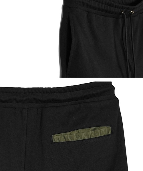 SOMEDIFF(サムディフ)の「ブロッキングジョガーパンツ メンズ スウェットパンツ カーゴパンツ イージーパンツ 春服(スウェットパンツ・メンズ・ブラック/カーキ・M/L/XL)」の6枚目の写真