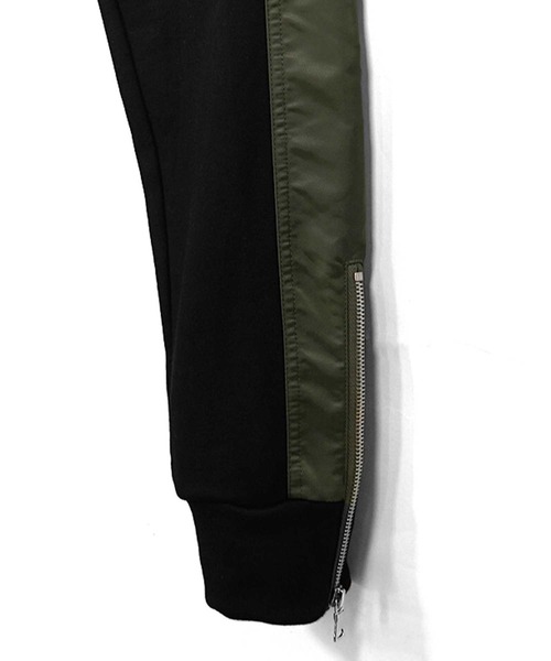 SOMEDIFF(サムディフ)の「ブロッキングジョガーパンツ メンズ スウェットパンツ カーゴパンツ イージーパンツ 春服(スウェットパンツ・メンズ・ブラック/カーキ・M/L/XL)」の5枚目の写真