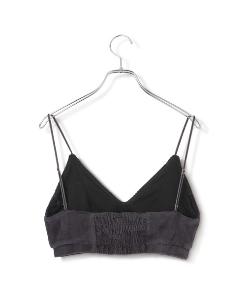 MILLER（ミラー）の「【Miller】VIS別注モデルベロアルームブラ【洗える】（キャミソール・レディース・レッド系その他/ライトグレー/オフホワイト・FREE）」の19枚目の写真