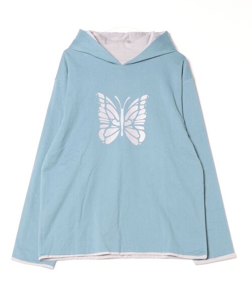 Needles(ニードルス)の「Needles/ニードルズ/REVERSIBLE HOODIE(パーカー・メンズ・ブルー・L)」の1枚目の写真