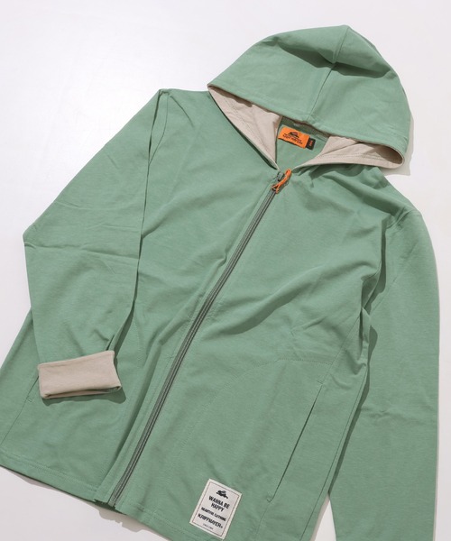 KRIFF MAYER Kid's Collection（クリフメイヤーキッズコレクション）の「UVカットさらパーカー（パーカー・キッズ・サックスブルー/グレー/グレイッシュベージュ/マスタード/チャコール/ライトグリーン・150/140/130/120/170/160）」の13枚目の写真