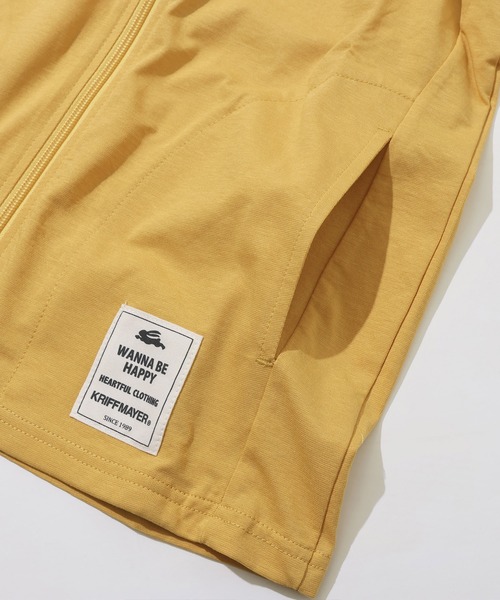 KRIFF MAYER Kid's Collection（クリフメイヤーキッズコレクション）の「UVカットさらパーカー（パーカー・キッズ・サックスブルー/グレー/グレイッシュベージュ/マスタード/チャコール/ライトグリーン・150/140/130/120/170/160）」の11枚目の写真