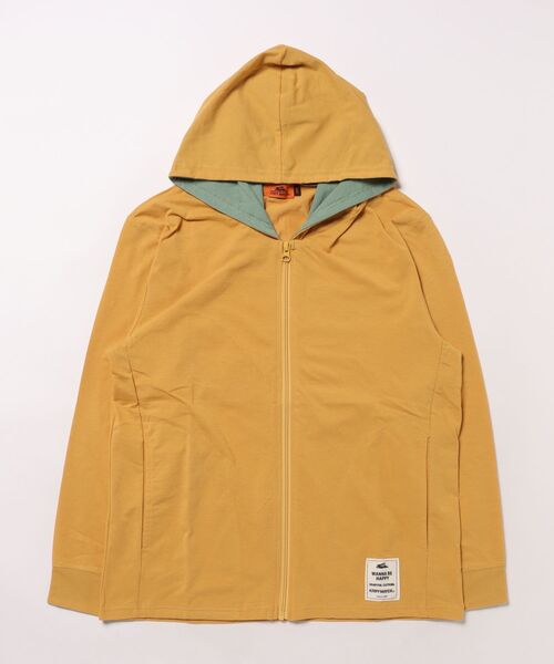 KRIFF MAYER Kid's Collection（クリフメイヤーキッズコレクション）の「UVカットさらパーカー（パーカー・キッズ・サックスブルー/グレー/グレイッシュベージュ/マスタード/チャコール/ライトグリーン・150/140/130/120/170/160）」の18枚目の写真