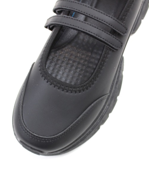 VIVIAN（ヴィヴィアン）の「厚底ダブルストラップスニーカー（ドレスシューズ・レディース・ブラック/シルバー・LL/S/M/L）」の20枚目の写真