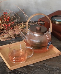 a.depeche（アデペシュ）の「【a.depeche/アデペシュ】ティーポット noon teapot stripe　おしゃれなギフトに最適！（グラス/マグカップ/タンブラー）」