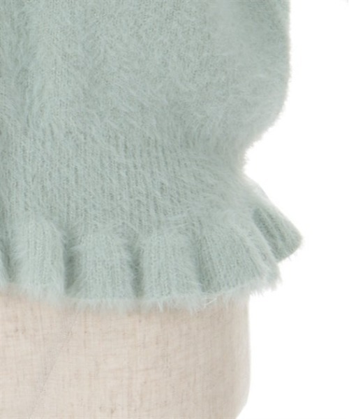 axes femme（アクシーズファム）の「ラメ混ソフトフェザーカーディガン（カーディガン/ボレロ・レディース・ホワイト/ミント/グレー・FREE）」の19枚目の写真