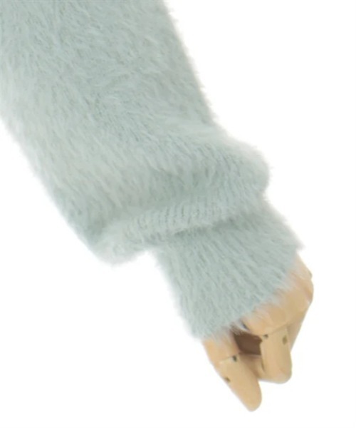 axes femme（アクシーズファム）の「ラメ混ソフトフェザーカーディガン（カーディガン/ボレロ・レディース・ホワイト/ミント/グレー・FREE）」の16枚目の写真