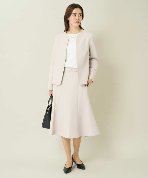 a.v.v（アーヴェヴェ）の「レーススカラップブラウス（シャツ/ブラウス・レディース・ホワイト/ネイビー・40/38/36/42/34）」の11枚目の写真