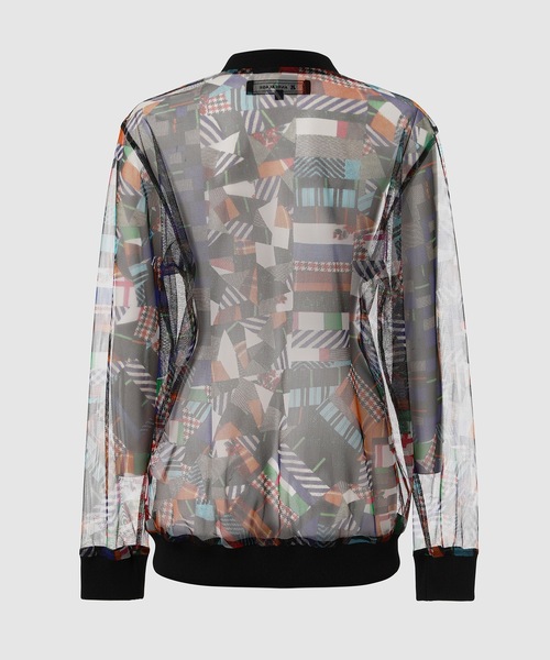 ANREALAGE(アンリアレイジ)の「PATCHWORK PRINT TULLE CARDIGAN(カーディガン/ボレロ・レディース・その他・46)」の2枚目の写真