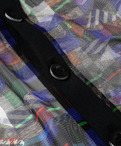 ANREALAGE(アンリアレイジ)の「PATCHWORK PRINT TULLE CARDIGAN(カーディガン/ボレロ・レディース・その他・46)」の3枚目の写真