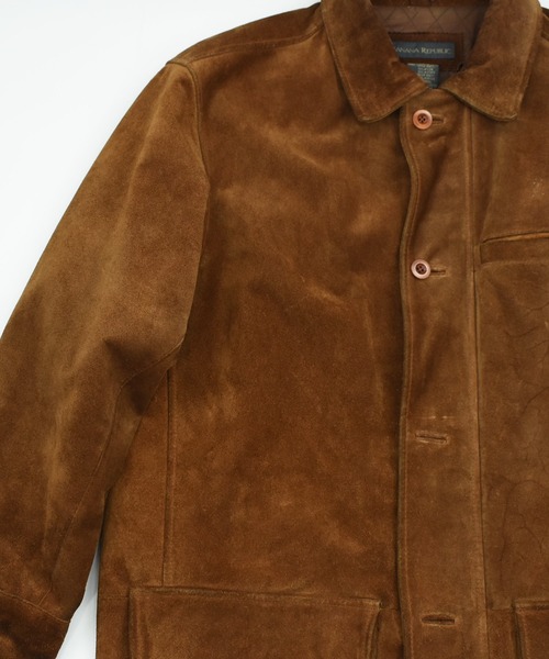 Banana Republic(バナナリパブリック)の「【ヴィンテージ古着】90’s BANANA REPUBLIC レザーコート(ライダースジャケット・メンズ・ブラウン・SMALL)」の12枚目の写真
