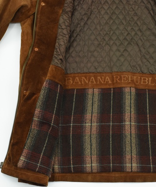 90's Banana Republic レザージャケット　コートヴィンテージ Banana Republic（バナナリパブリック）の「【ヴィンテージ古着】90's