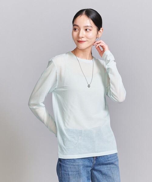 セール】シアーロングスリーブTシャツ（Tシャツ/カットソー