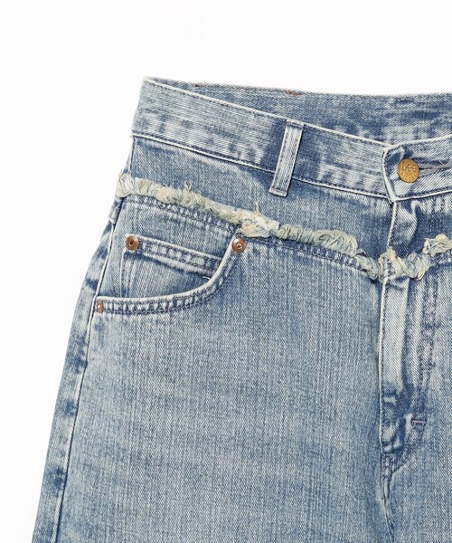 Ray BEAMS(レイビームス)の「Lee / DOUBLE WAIST PANTS(デニムパンツ・レディース・ブルー・MEDIUM/SMALL/X-SMALL)」の21枚目の写真