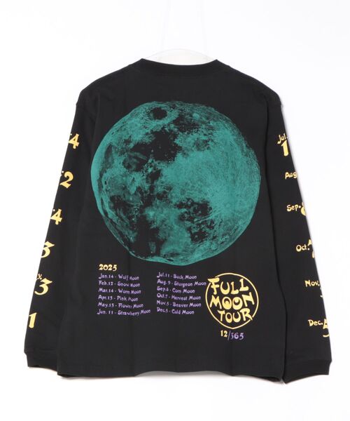 go slow caravan（ゴースローキャラバン）の「USA/C FULL MOON TOUR ロングスリーブ TEE（Tシャツ/カットソー・メンズ・バイオレット/アイボリー/ブラック・X-LARGE/LARGE/MEDIUM/SMALL）」の21枚目の写真