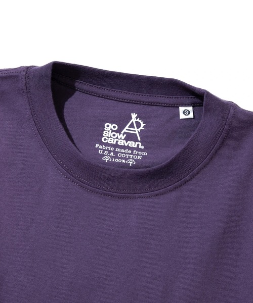 go slow caravan（ゴースローキャラバン）の「USA/C FULL MOON TOUR ロングスリーブ TEE（Tシャツ/カットソー・メンズ・バイオレット/アイボリー/ブラック・X-LARGE/LARGE/MEDIUM/SMALL）」の4枚目の写真