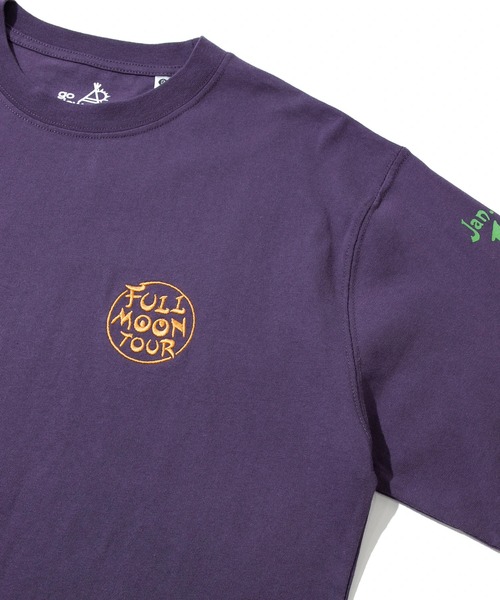 go slow caravan（ゴースローキャラバン）の「USA/C FULL MOON TOUR ロングスリーブ TEE（Tシャツ/カットソー・メンズ・バイオレット/アイボリー/ブラック・X-LARGE/LARGE/MEDIUM/SMALL）」の5枚目の写真