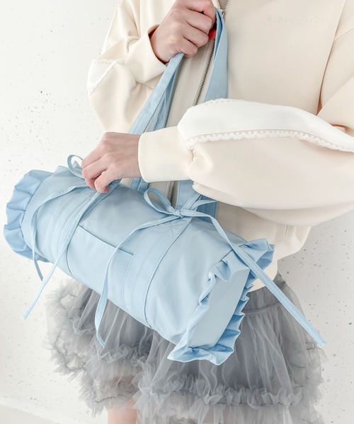 poiregnée ポワニェ バックリボンフリルワンピース poiregnée ポワニェ バックリボンフリルワンピース poiregnee