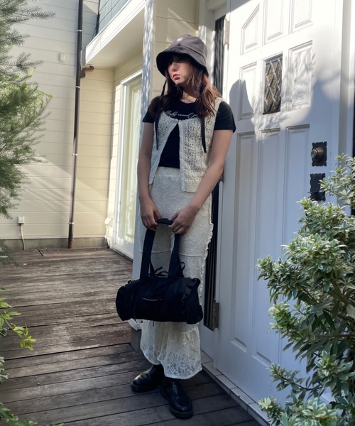 poiregnee（ポワニェ）の「［select］リボンフリルバッグ（ショルダーバッグ・レディース・ブルー/ブラック・FREE）」の6枚目の写真