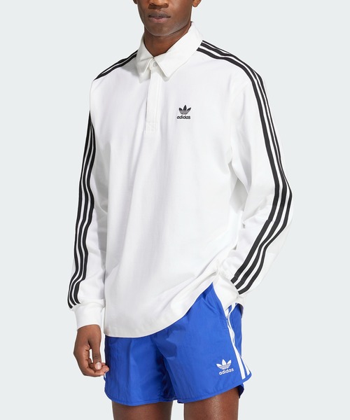 adidas/アディダス 3STRIPES RUGBY POLO 3 ポロシャツ（ポロシャツ