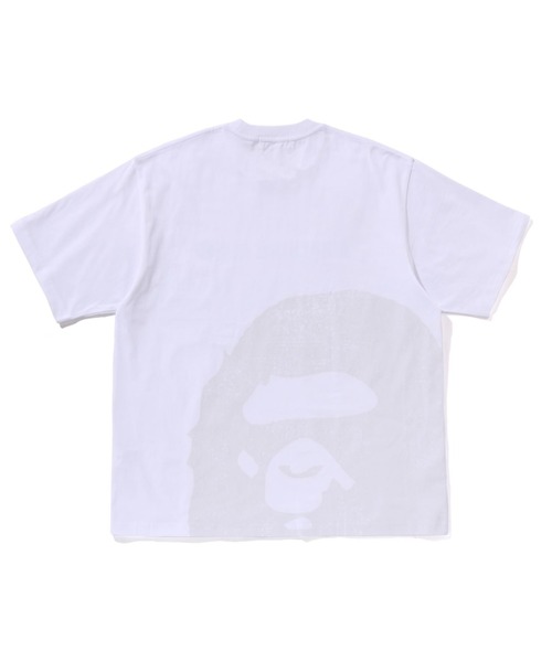 アベイシングエイプ Tシャツ ape ホワイト 男女兼用 A BATHING APE アベイシングエイプ 20AW BAPE LEOPARD COLLEGE
