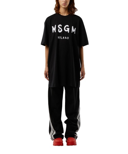 MSGM(エムエスジーエム)の「【Basic Color】MSGM ブラッシュロゴ Tシャツワンピース(ワンピース・レディース・ホワイト×ブラック/ブラック×ホワイト・M/XS/S/L)」の14枚目の写真