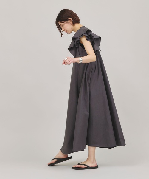 29,700円正規購入 Curensology ポプリンラッフルワンピース Curensology ポプリンラッフルワンピース - メルカリ