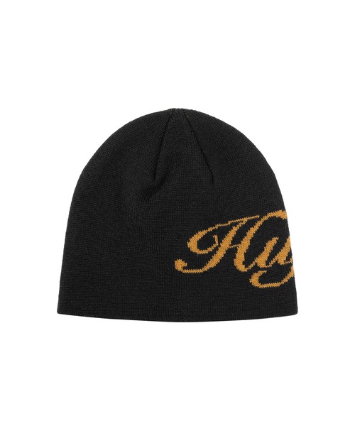 HUF（ハフ）の「THE CROWN BEANIE / HUF ハフ シングルビーニー ニットキャップ（ニットキャップ/ビーニー・メンズ・ブラック/ナチュラル/パープル・O/S）」の7枚目の写真