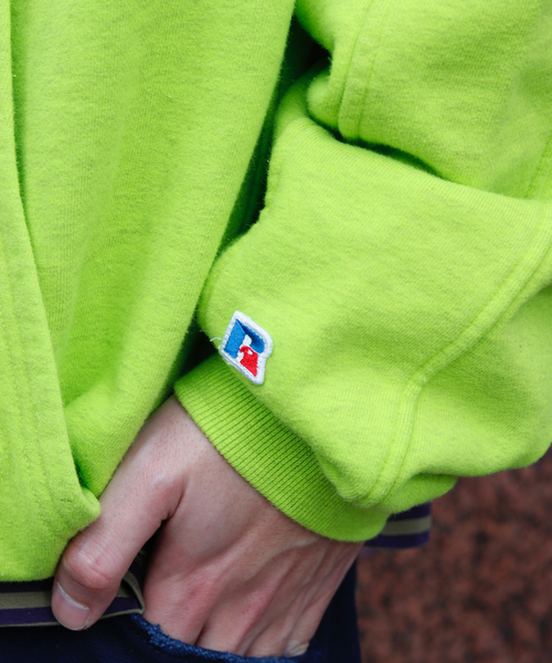 bal(バル)の「【BAL × RUSSELL ATHLETIC】 HIGH COTTON HOODIE BALRA- 15(Tシャツ/カットソー・メンズ・グリーン系その他/ライトグレー・2/3)」の4枚目の写真