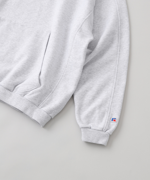 bal(バル)の「【BAL × RUSSELL ATHLETIC】 HIGH COTTON HOODIE BALRA- 15(Tシャツ/カットソー・メンズ・グリーン系その他/ライトグレー・2/3)」の8枚目の写真