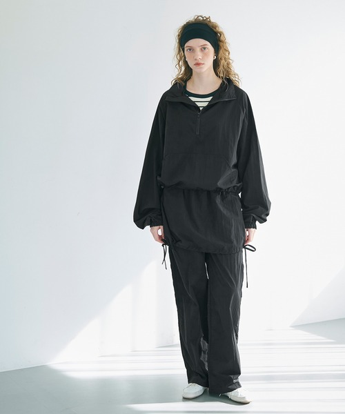 coca(coca)(コカ)の「【WEB限定セール】ナイロンスカートドッキングパンツ(その他パンツ・レディース・ホワイト/ブラック・L/M)」の7枚目の写真