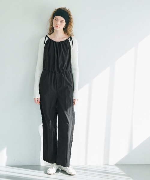 coca(coca)(コカ)の「【WEB限定セール】ナイロンスカートドッキングパンツ(その他パンツ・レディース・ホワイト/ブラック・L/M)」の9枚目の写真