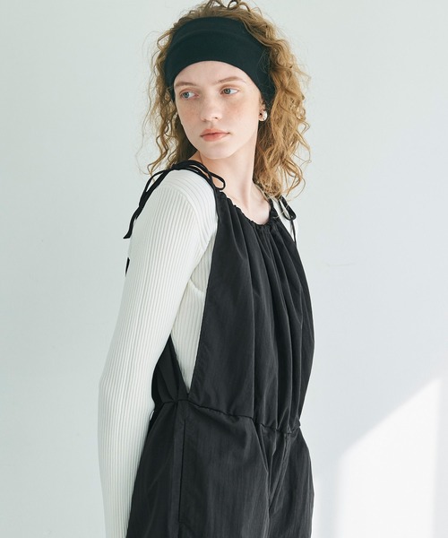coca(coca)(コカ)の「【WEB限定セール】ナイロンスカートドッキングパンツ(その他パンツ・レディース・ホワイト/ブラック・L/M)」の11枚目の写真
