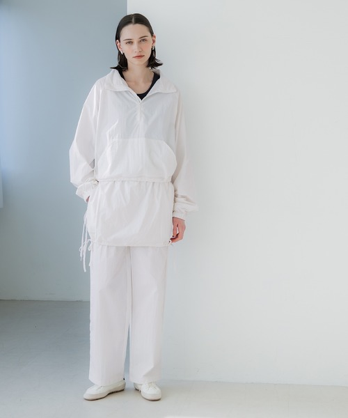 coca(coca)(コカ)の「【WEB限定セール】ナイロンスカートドッキングパンツ(その他パンツ・レディース・ホワイト/ブラック・L/M)」の14枚目の写真