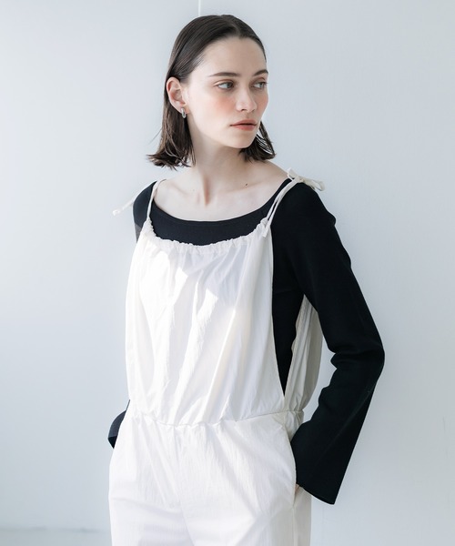 coca(coca)(コカ)の「【WEB限定セール】ナイロンスカートドッキングパンツ(その他パンツ・レディース・ホワイト/ブラック・L/M)」の17枚目の写真