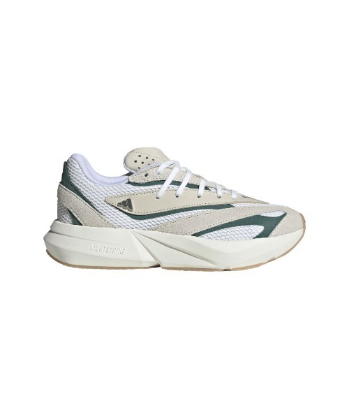 adidas(アディダス)の「アディダス adidas ライトストライド(スニーカー・レディース・ホワイト×グリーン・23.5cm/24.5cm/25.5cm/23.0cm/24.0cm/25.0cm/26.0cm)」の2枚目の写真
