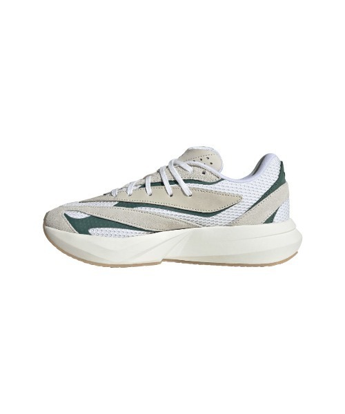 adidas(アディダス)の「アディダス adidas ライトストライド(スニーカー・レディース・ホワイト×グリーン・23.5cm/24.5cm/25.5cm/23.0cm/24.0cm/25.0cm/26.0cm)」の3枚目の写真