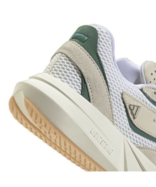 adidas(アディダス)の「アディダス adidas ライトストライド(スニーカー・レディース・ホワイト×グリーン・23.5cm/24.5cm/25.5cm/23.0cm/24.0cm/25.0cm/26.0cm)」の8枚目の写真