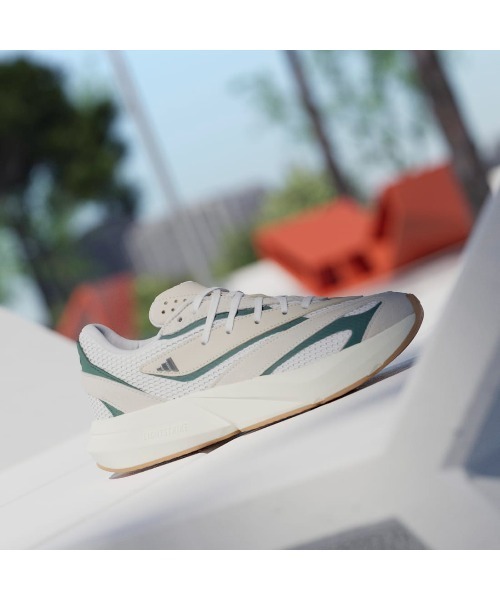 adidas(アディダス)の「アディダス adidas ライトストライド(スニーカー・レディース・ホワイト×グリーン・23.5cm/24.5cm/25.5cm/23.0cm/24.0cm/25.0cm/26.0cm)」の11枚目の写真